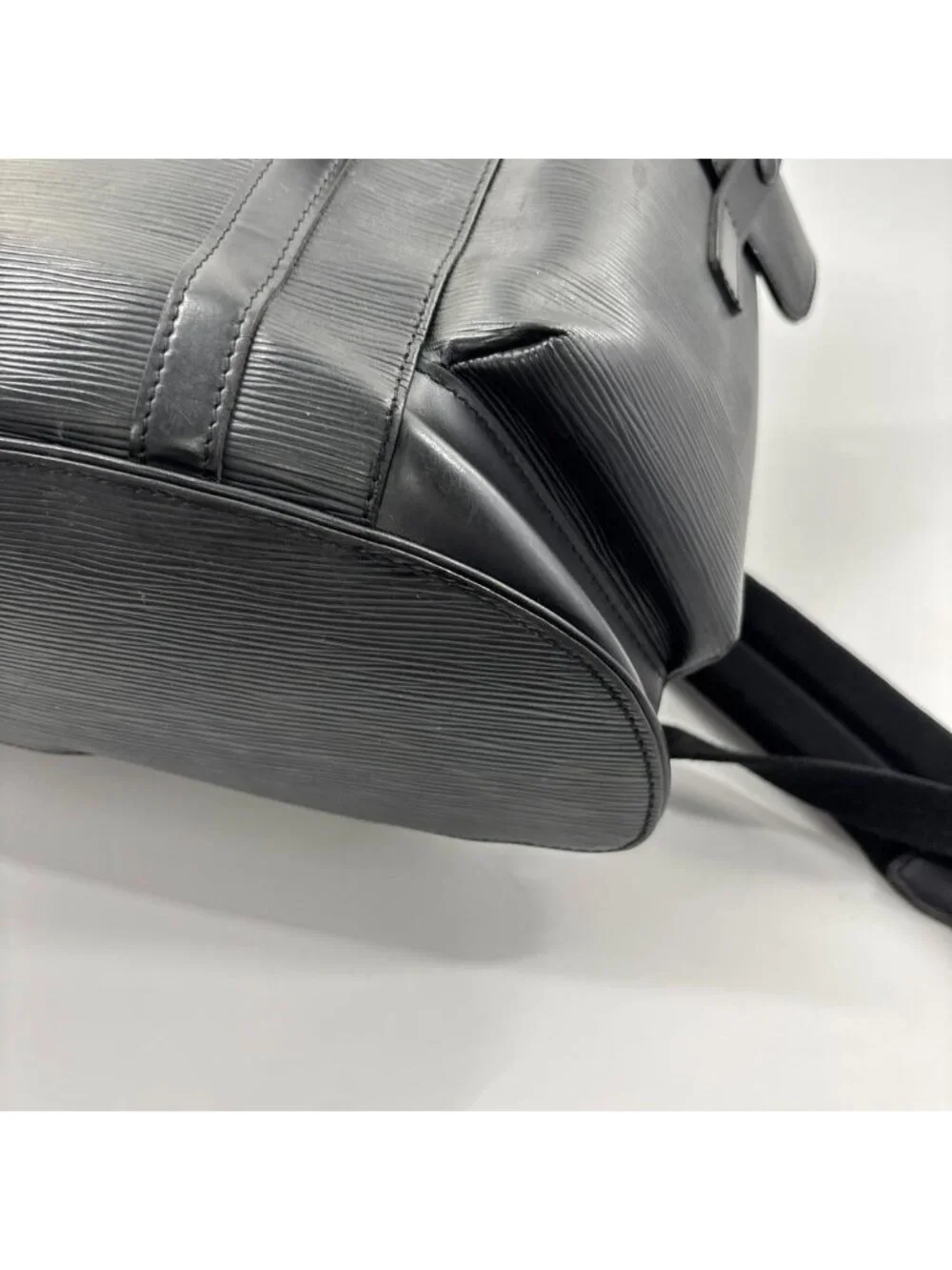 Louis Vuitton Super Christopher PM Epi Leather Backpack Black